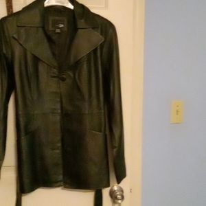 Black New never worn leather jacket.. (East5th) medium